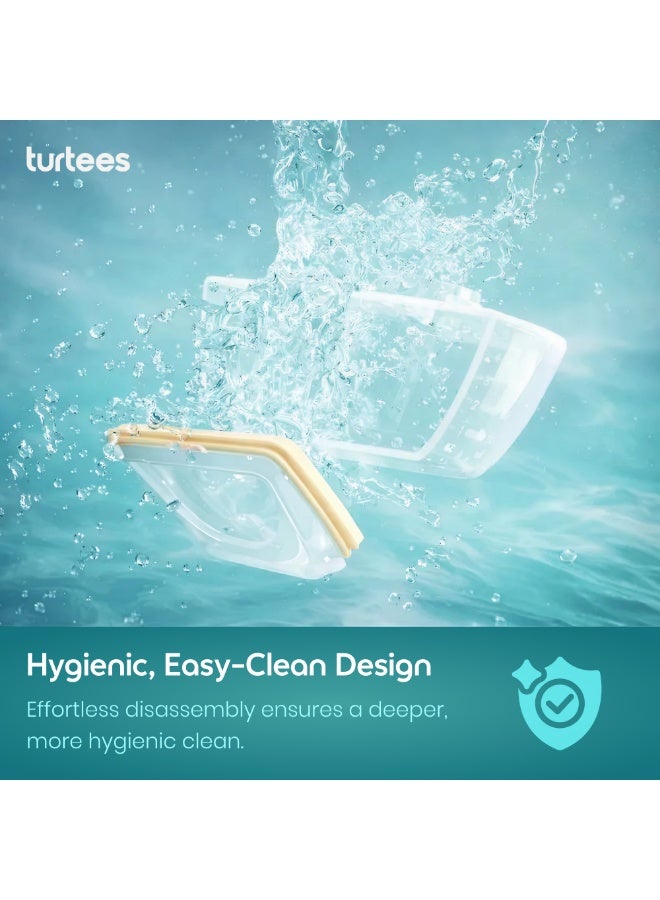 Turtees Electric Breast Pump with Heating Therapy | Natural Expression | 360° Warm Compress | 4 Modes & 9 Levels | 2000mAh Rechargeable - Image 3